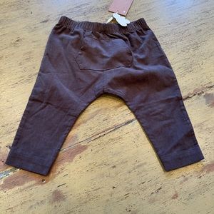 Angel Dear 6-12 month pants brown NWT